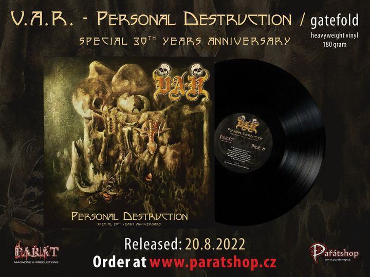 Speciální vydání Personal Destruction na vinylu po 30ti letech!
